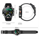 Outdoor Smartwatch with Pedometer, Weather & Wellness Tracking