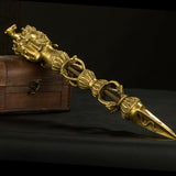 Pure Copper, Horse Head Vajra, Antique Tibetan Home Decor