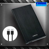 USB 3.0 Aluminum 2.5-Inch SATA External Hard Drive Enclosure Case, No Storage
