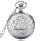 Flip Skeleton Animal Totem Pocket Watch