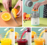 Portable USB Mini Electric Juicer Mixer Extractors Rechargeable Blender, Lemon Fresh Fruits Juice Maker