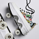 Transformable Boots with Four Wheels, Dual-use Double-row Heelys Roller Skating Shoes