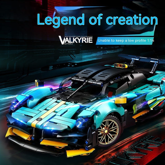 Assembled Super Sports Car, Educational Building Blocks Model