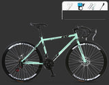 Road Race, Variable Speed, Solid Tire, Double Disc Brake, Sports Bicycle
