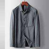 Men’s Spring Summer Lapel Jacket – Lightweight Casual Outerwear
