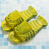 Cute Lobster Slippers for Kids Women Men, Summer Beach Shoes