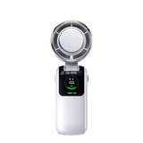Compact Folding Mini Fan with Ice Pack Cooling – Handheld & Neck Hanging Design