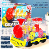 Educational Transparent Gear Toy Train