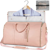Large Capacity Travel Duffle Bag, Women's Handbag, Folding Suit Carrier, Waterproof Clothes Totes