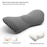 Lumbar Support Pillow for Side Sleepers and Pregnancy – Ergonomic Back Support Cushion for Chair and Car Seat