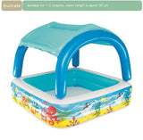 Sunshade Family Paddling, Inflatable Swimming Pool for Children
