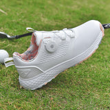 Golf Shoes, Couple Waterproof Track Spikes Sneakers