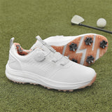 Golf Shoes, Couple Waterproof Track Spikes Sneakers