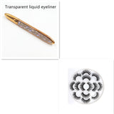 False Eyelashes, Self-adhesive Multicolor Eyeliner