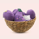 Dog Pet Chewing Plush Eggplant Cartoon Plush Toy