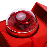 Creative Eternal Rose Box, Soap Flower Jewelry Ring Necklace Storage Case, Valentine's Surprise Gift