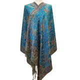 Classic Cashmere-like Jacquard Paisley Tassel Scarf