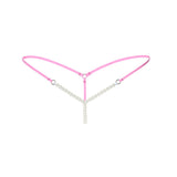 New Women's Ultra-fine, Sexy Pearl Massage, T-back, Hot Underwear