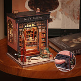 Creative DIY Wooden Miniature Scene, Cottage 3D Stereo Hand-assembled Toys