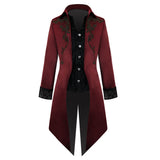Swallowtail Medieval Retro Men's Punk Gothic Coat