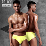 Men's Comfortable Briefs, Soft Cotton Underwear (Pack of 2)