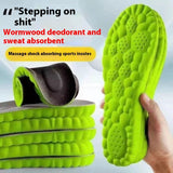 Sports Shock-absorbing Insoles with High Elastic Arch Support for Running and Military Training
