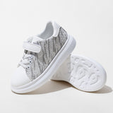 Soft-soled Children's Sneakers with Velcro, Girls' Shoes
