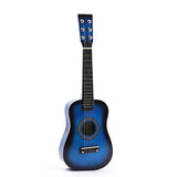 21 inches Hawaiian Children's Colored Small Guitar, Steel Wire 6 String Wooden Enlightenment AIDS Toy