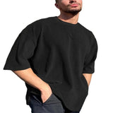Men's, Corduroy Casual Short Sleeve, Sunken Stripe