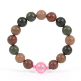 Traditional Chinese Herbal Bead Bracelet – Handmade Incense Wood Aromatherapy Jewelry