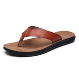 Casual Outdoor Breathable Slippers, Cross-border Plus Size Soft Bottom Flip-flops, Beach Shoes