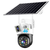 Solar Home Surveillance Camera, Dual-screen Outdoor Intelligent Network Device