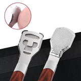 Wood Handle Foot File – Portable Pedicure Tool for Smooth Heel Care