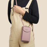 Mobile Phone Crossbody Bags Clutch Large Capacity Long Wallet Women's Shoulder Bag