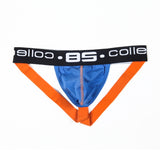 Men's Youth Solid Color T-back Hip-exposed, U Convex Men's Double-ding Underwear, Low Waist Hip Lifting T-shaped Panties
