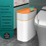 Smart Trash Can with Lid for Bedroom and Living Room, Kitchen Storage Container, Induction Small Car Box, Automatic Smart Dustbin for Bathrooms