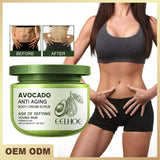 Avocado Facial Scrub, Exfoliating Dead Skin, Gentle Cleansing, Body Nourishing and Firming, Soft Whitening, Skin Frost Cream