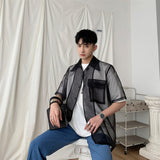 Men’s Lightweight UV Protection Shirt Jacket – Summer Breathable Outerwear