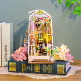 English Version DIY Hand-pasted Cottage Assembled Garden House Model Ornaments