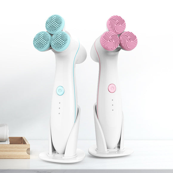 3D Smart Massage Cleanser Electric Cleanser, Silicone Cleansing Instrument