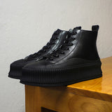 Thick-soled High-top Casual Shoes