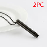 Breathing Necklace, Adjustable Breathing, Pressure Relieve Ornament, Stainless Steel Decompression Jewelry