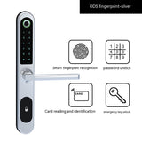 Electronic Fingerprint Lock with Password & Card Sensor