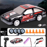 2.4G Drift RC Car, 4WD Remote Control GTR Model AE86, Vehicle Toys for Children