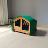 Wooden Cat House, All-season Pet Shelter