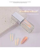 Magic Mirror Effect, Moonlight Aurora Powder, Nail Liquid