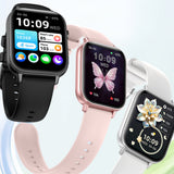 Smartwatch with Pedometer, Heart Rate Monitor, Bluetooth Calling, and 1.69" Touch Display Smart Bracelet