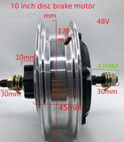 Electric Scooter, 36V48V350W 10inch, Disc Brake Motor