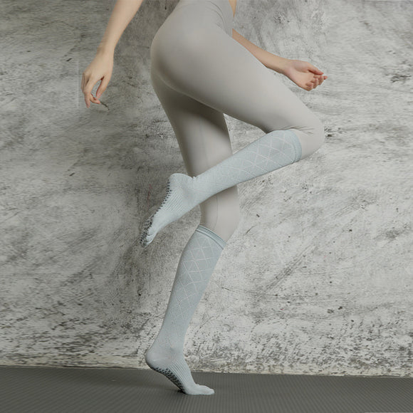 Long Yoga Tights, Female Pilates Five Finger Cotton Socks