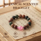 Traditional Chinese Herbal Bead Bracelet – Handmade Incense Wood Aromatherapy Jewelry